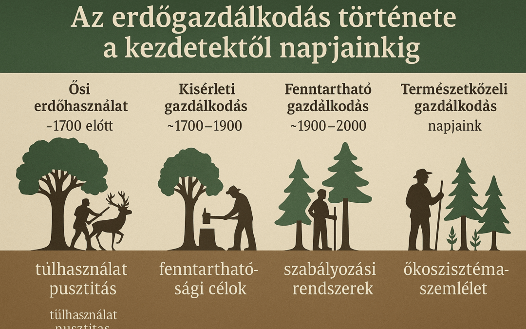 Az erdőgazdálkodás története a kezdetektől napjainkig